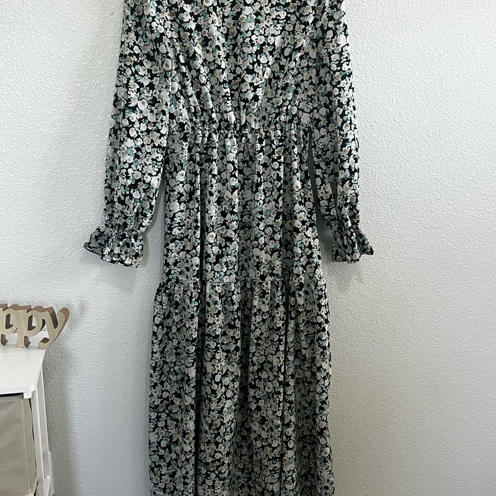 Floral Long Sleeve Dress